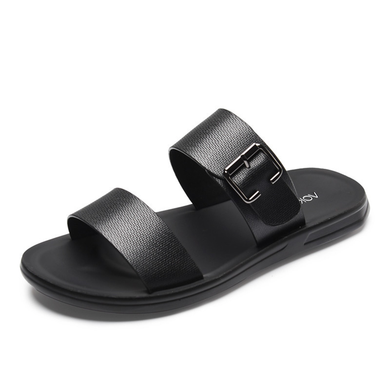 奥康夏季凉拖男士室外沙滩凉鞋韩版潮...